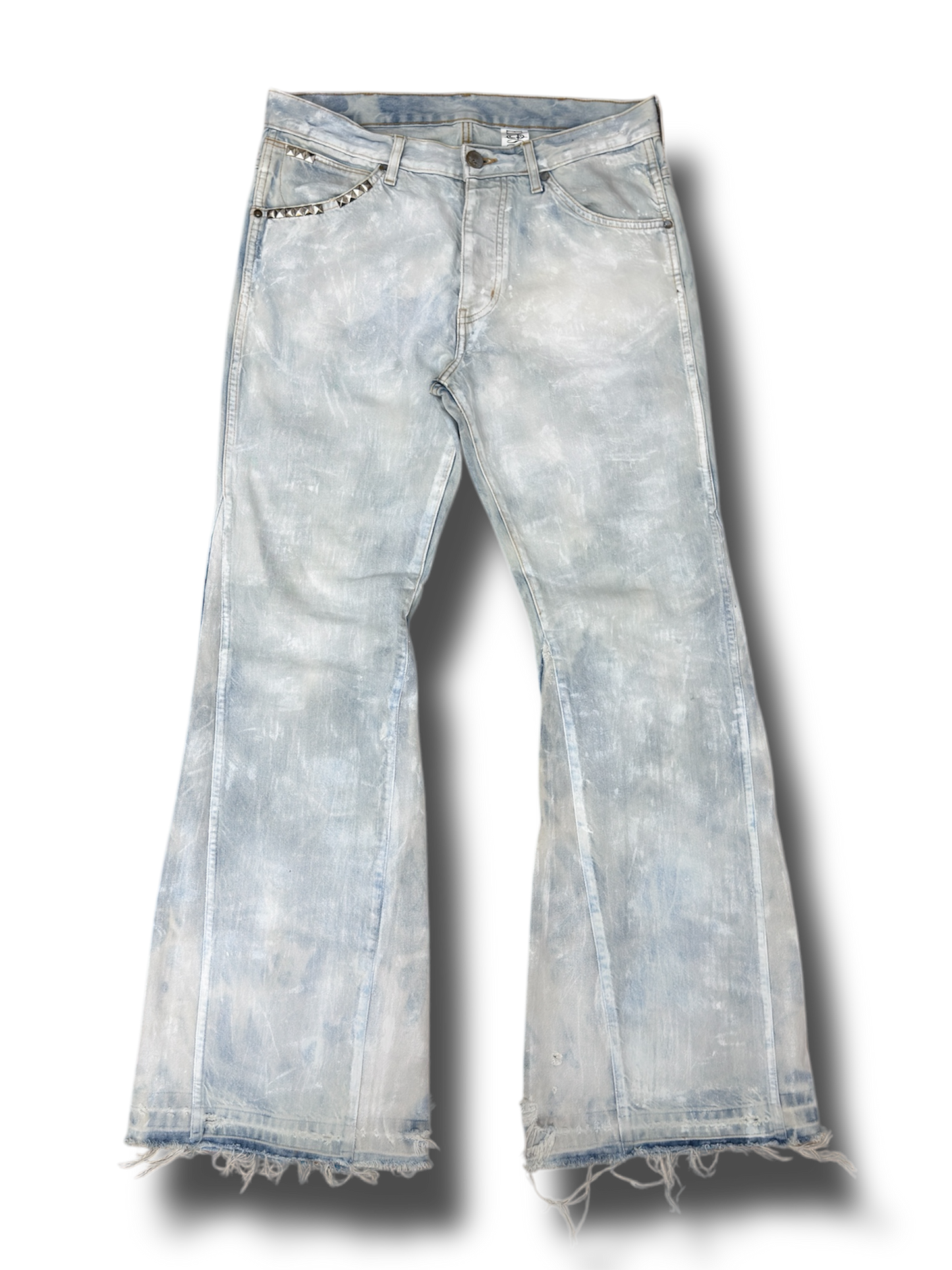 White Flared Denim