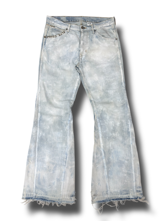 White Flared Denim
