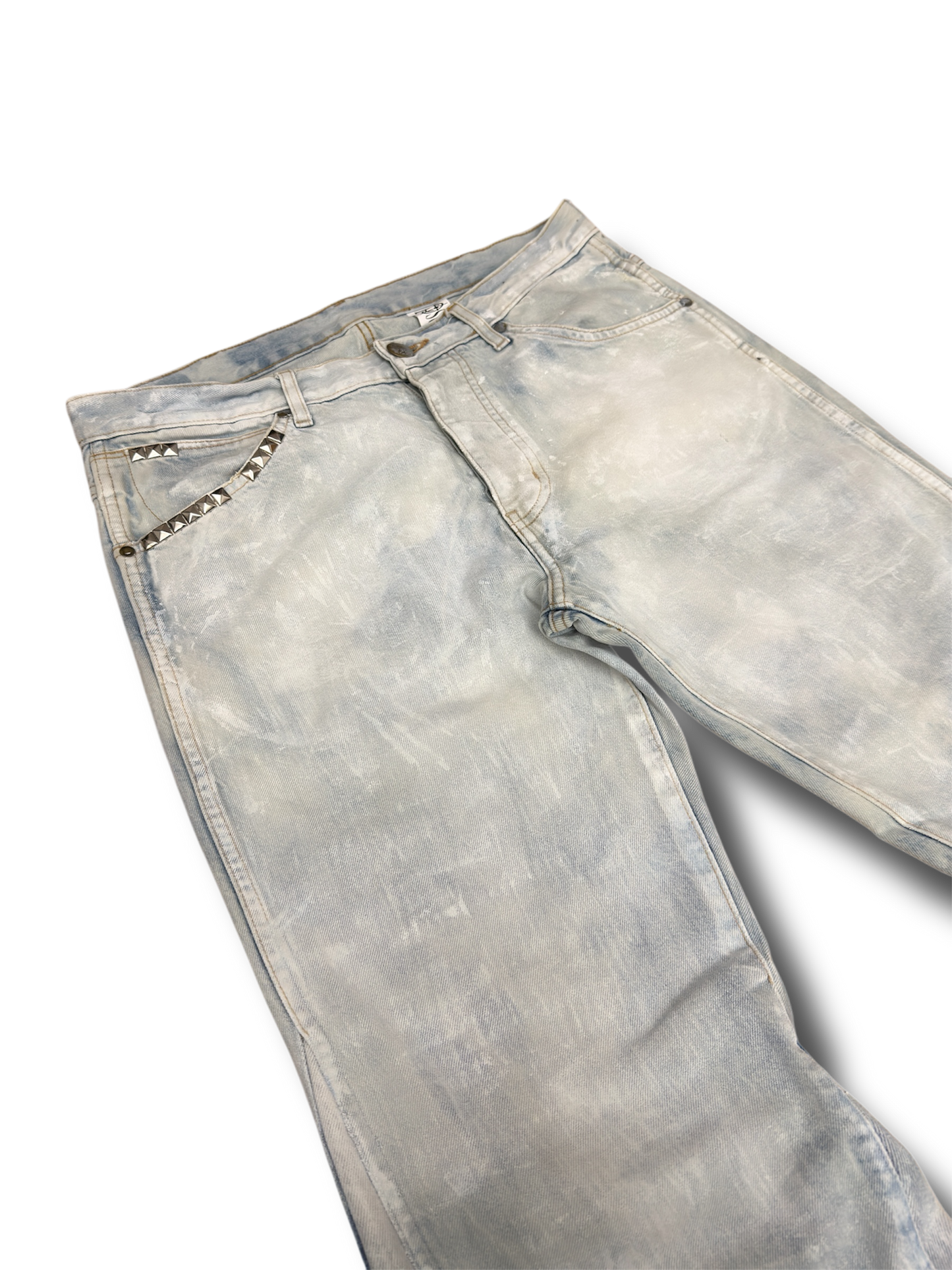 White Flared Denim