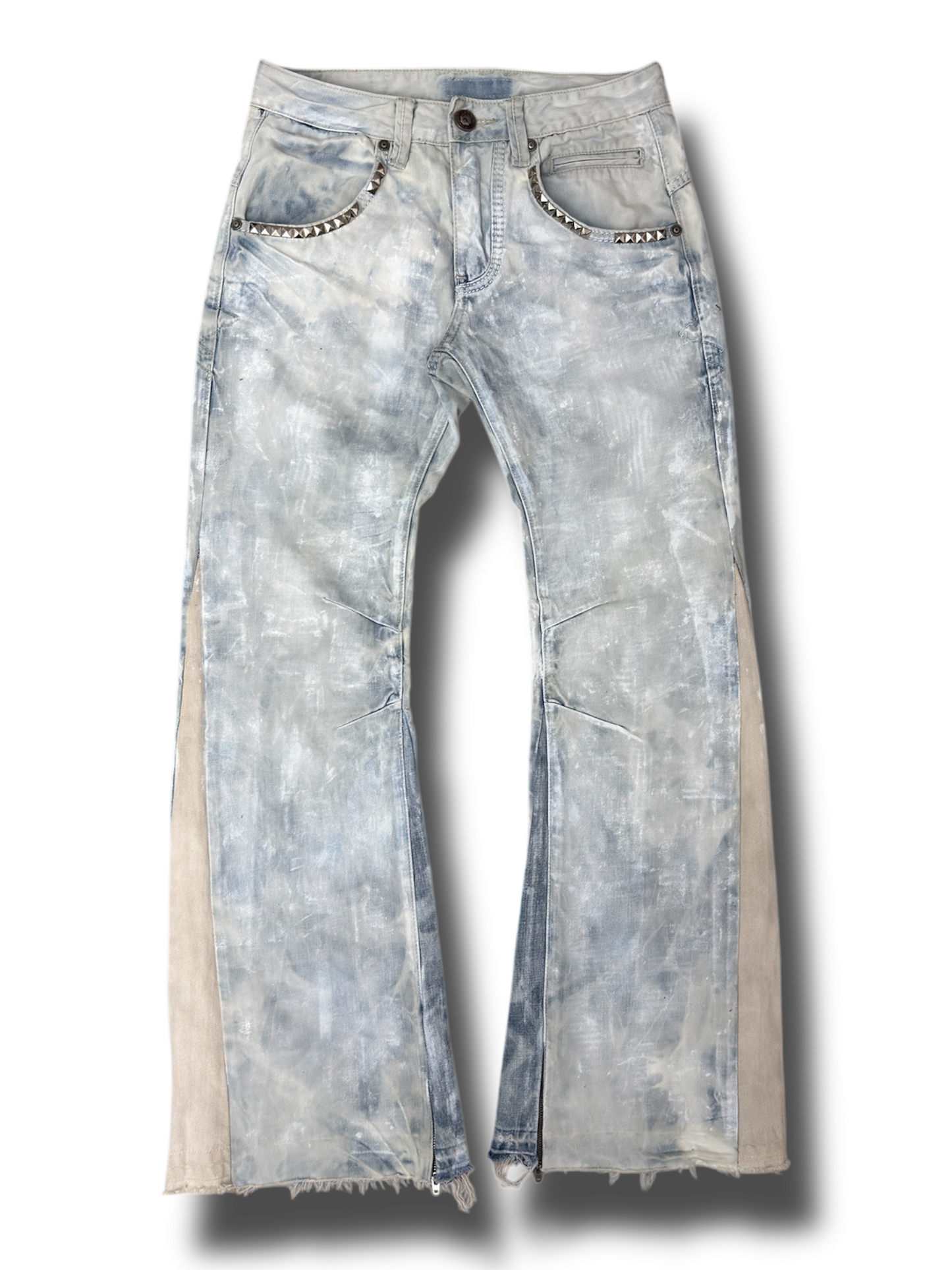 White Flared Denim