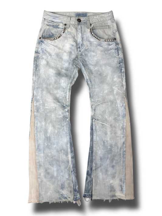 White Flared Denim
