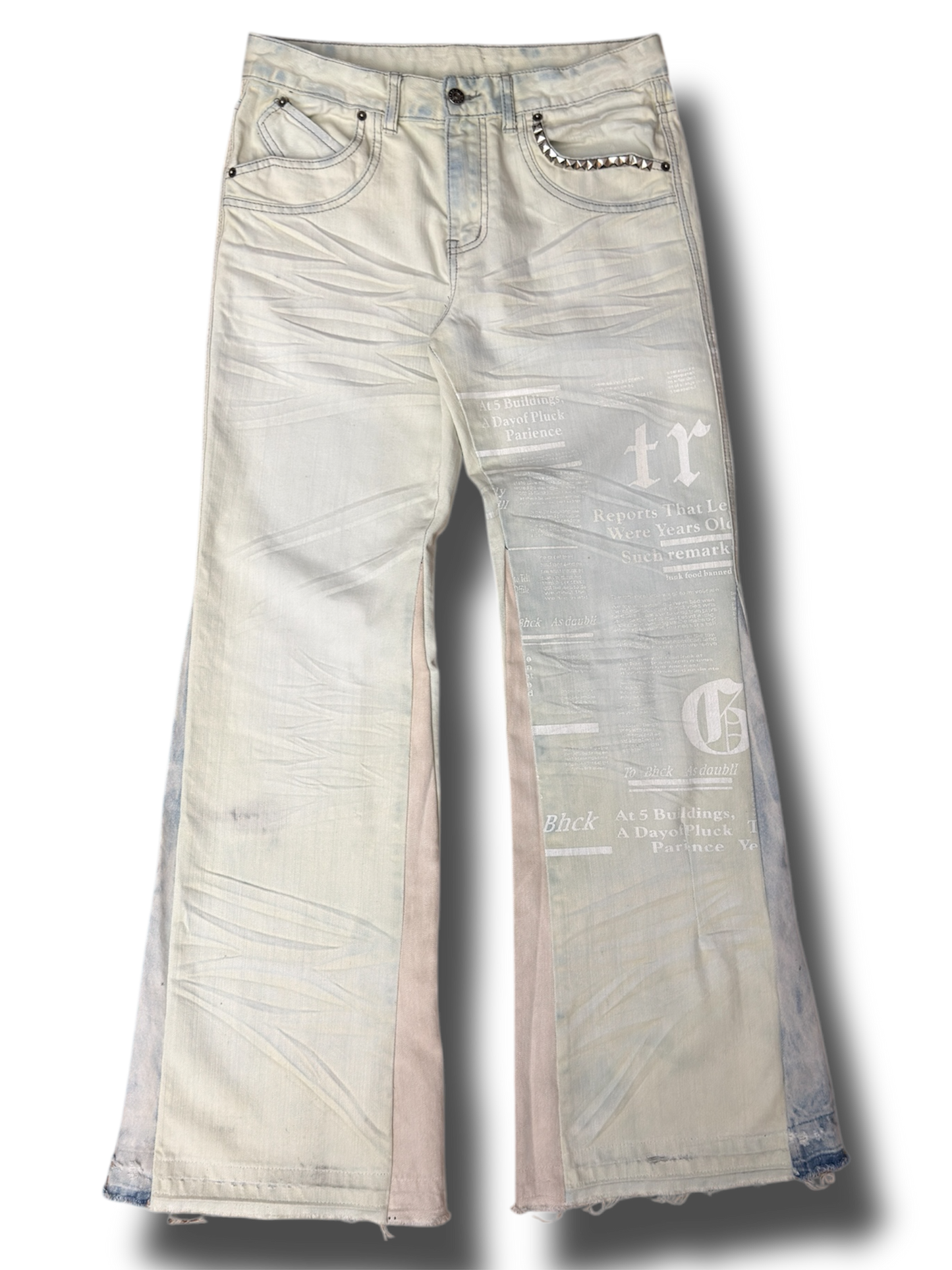 White Flared Denim