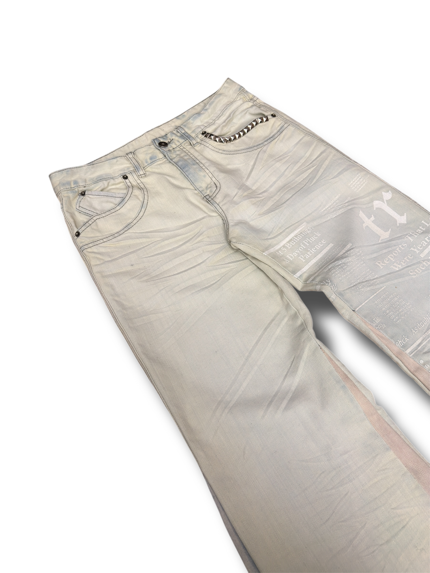 White Flared Denim
