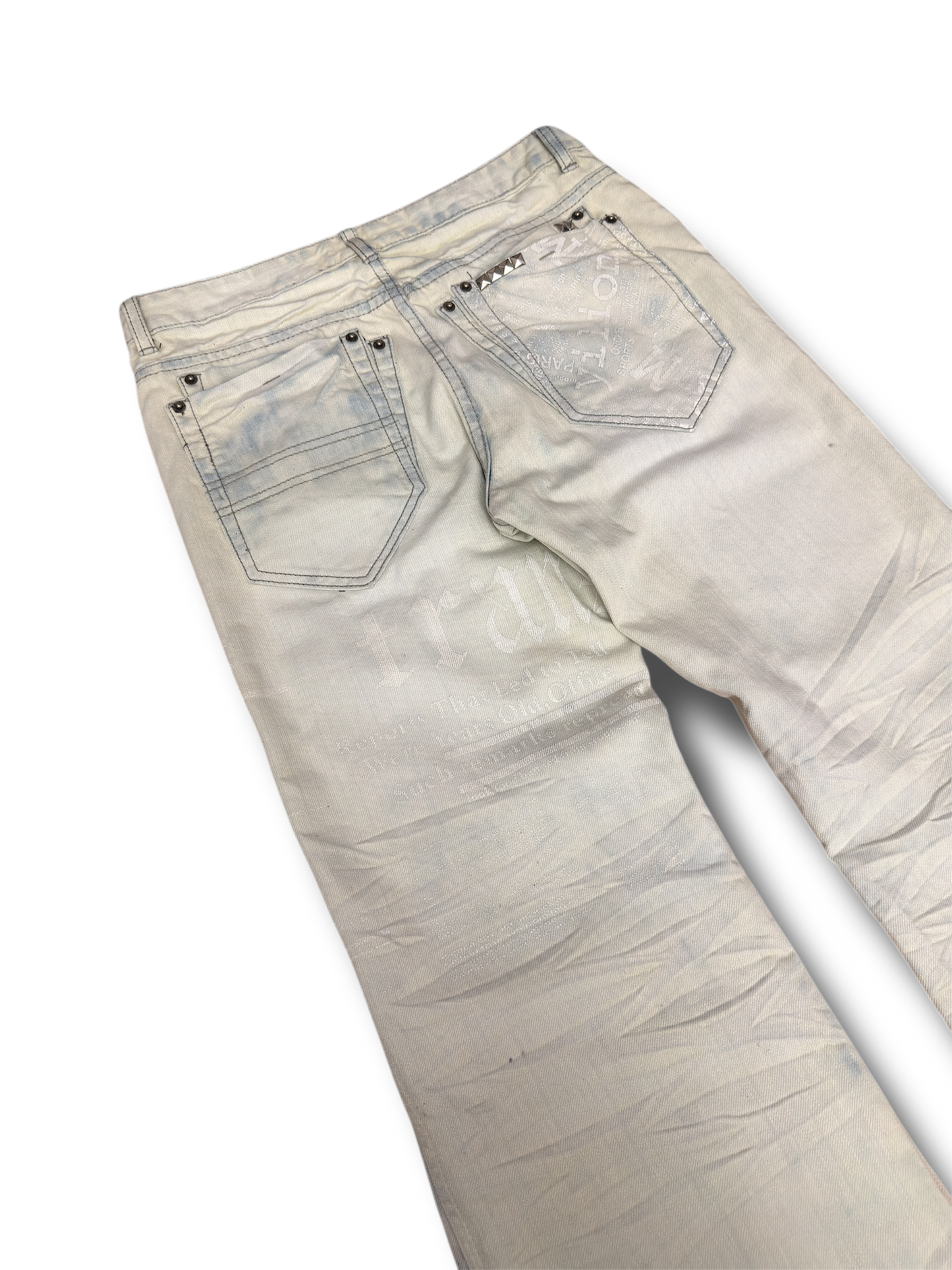 White Flared Denim